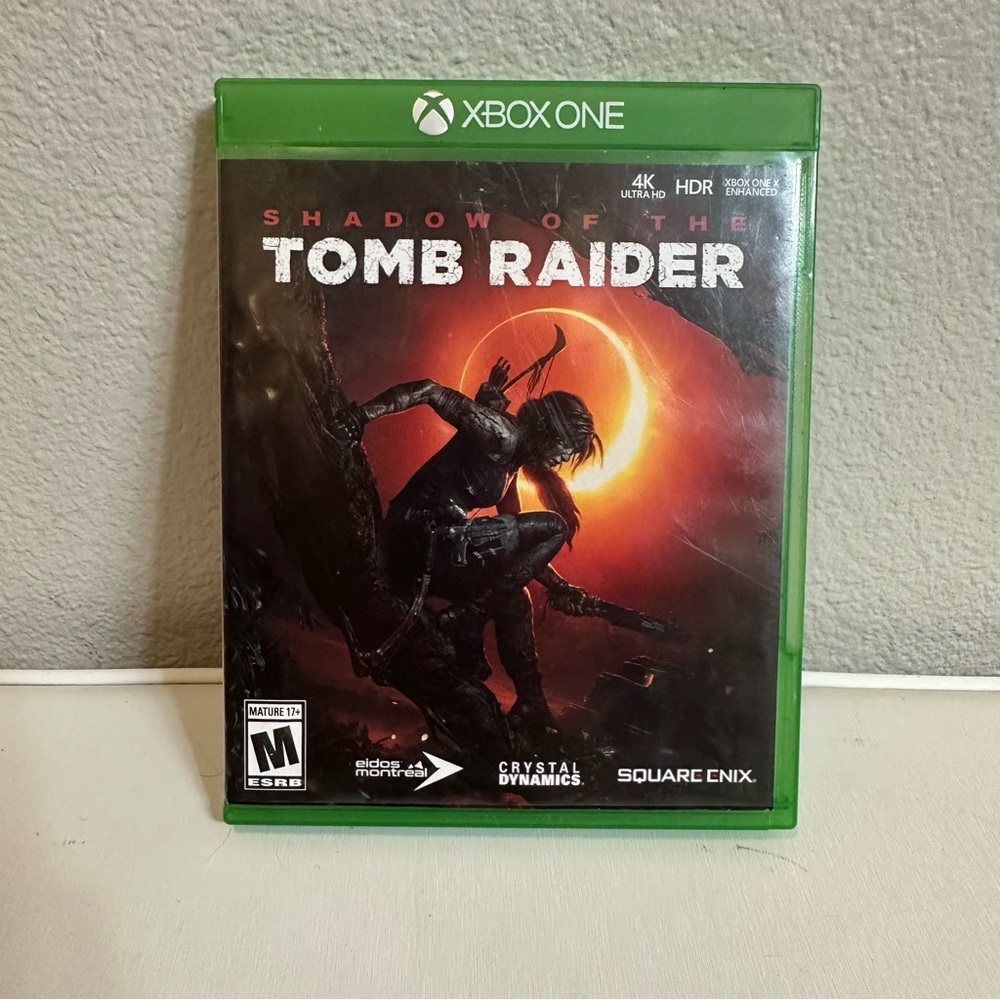 Microsoft Xbox One Shadow of the Tomb Raider Game - Green and Black